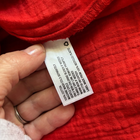 Universal Thread orange/Red Blouse - Picture 6 of 6